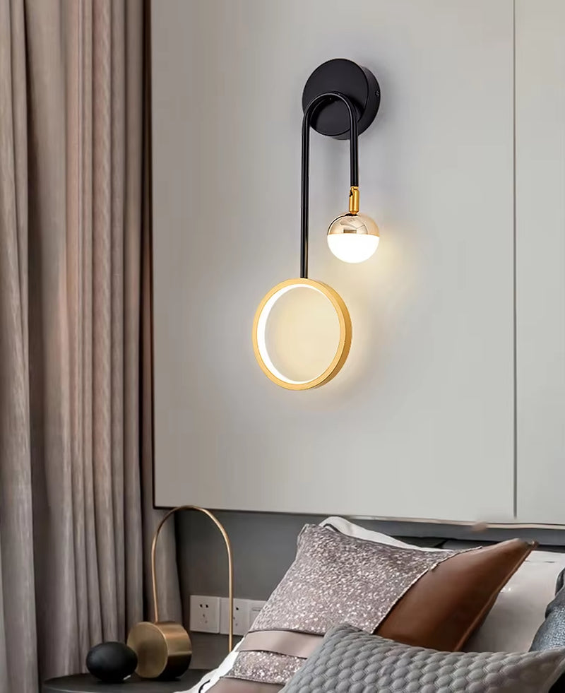 Indoor Luxury Design Decorative Home Modern LED Creative Wall Lamp Corridor Bedroom Bedside Wall Light