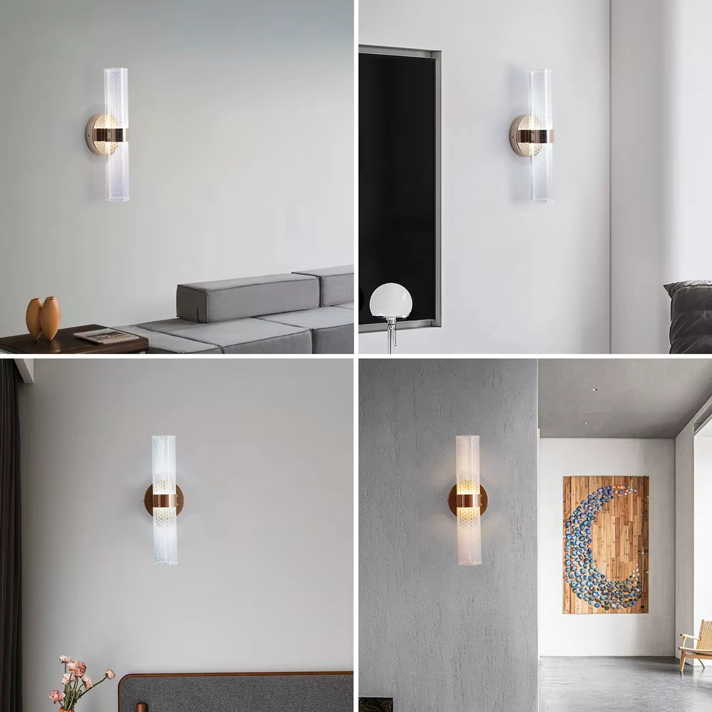 Simple Long Strip LED Background Light Hotel Corridor Study Reading Lustre Wall Lamp