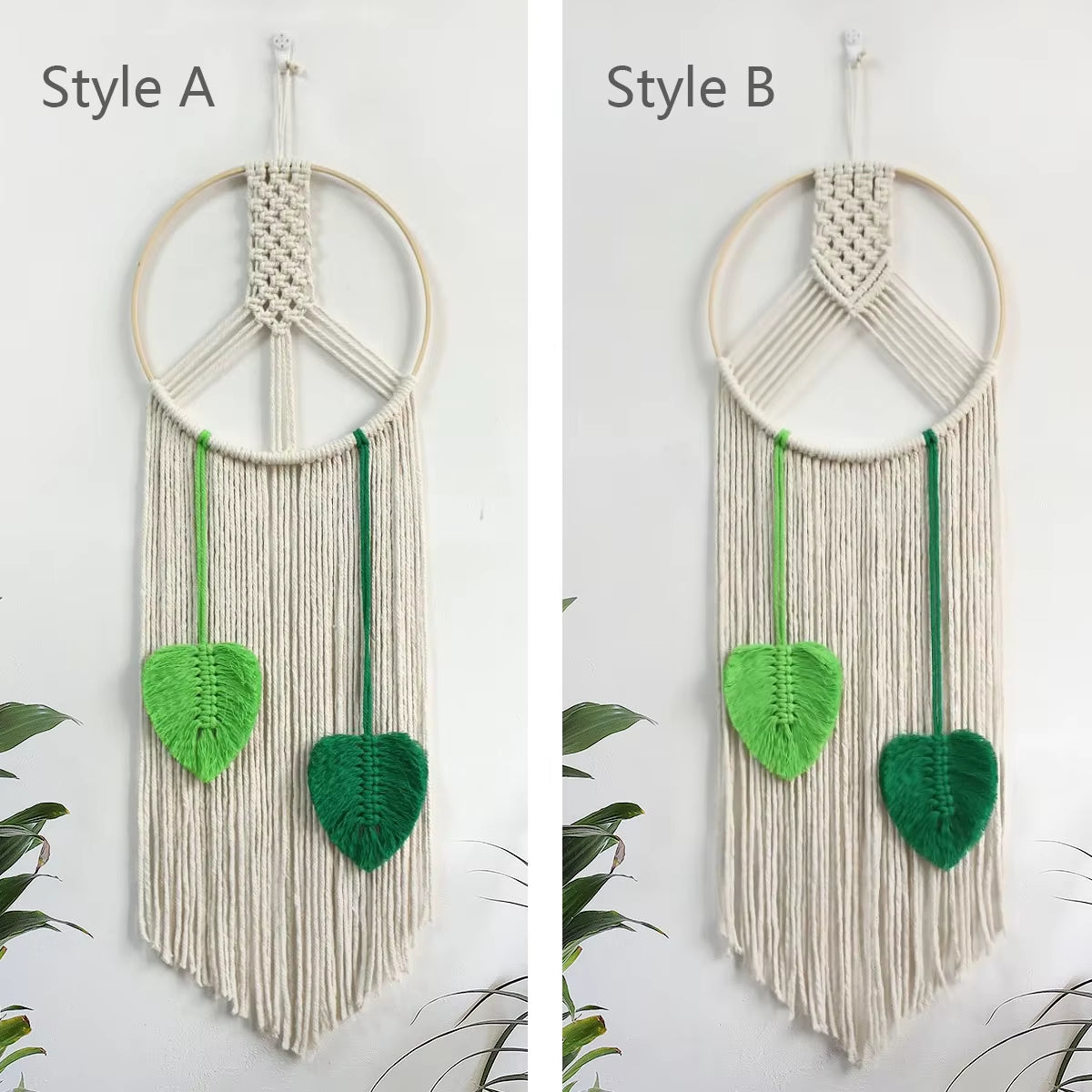 Hand-Woven Bohemian Wall Hanging Creative New round Pattern Decoration for Bedroom or Outdoor Simple Home Wall Decor