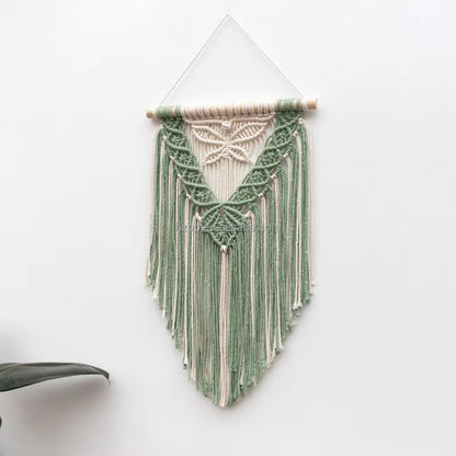 Handmade 2025 Cotton Rope Woven Tapestry Tassel Hot Selling Wall Hanging Art Decorative for Bedroom & Living Room Home Furniture