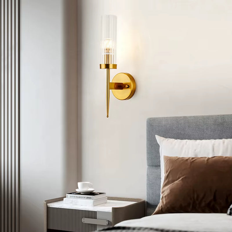American Modern Minimalist Living Room Study Background Wall Lamp Creative Wall Lights for Home Indoor