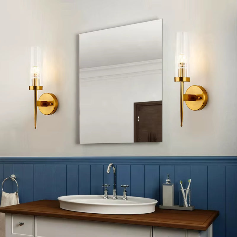 American Modern Minimalist Living Room Study Background Wall Lamp Creative Wall Lights for Home Indoor