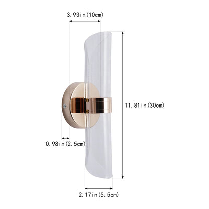 High Quality Minimalist LED Acrylic Wall Lamp Study Corridor Background Decorative Bracket Light