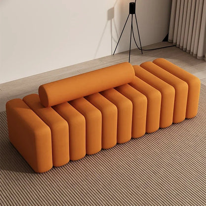 Lazy White Living Room Sofa Modern Nordic Home Shoe Changing Stool Luxury Bedroom Comfortable Muebles Para El Hogar Decor