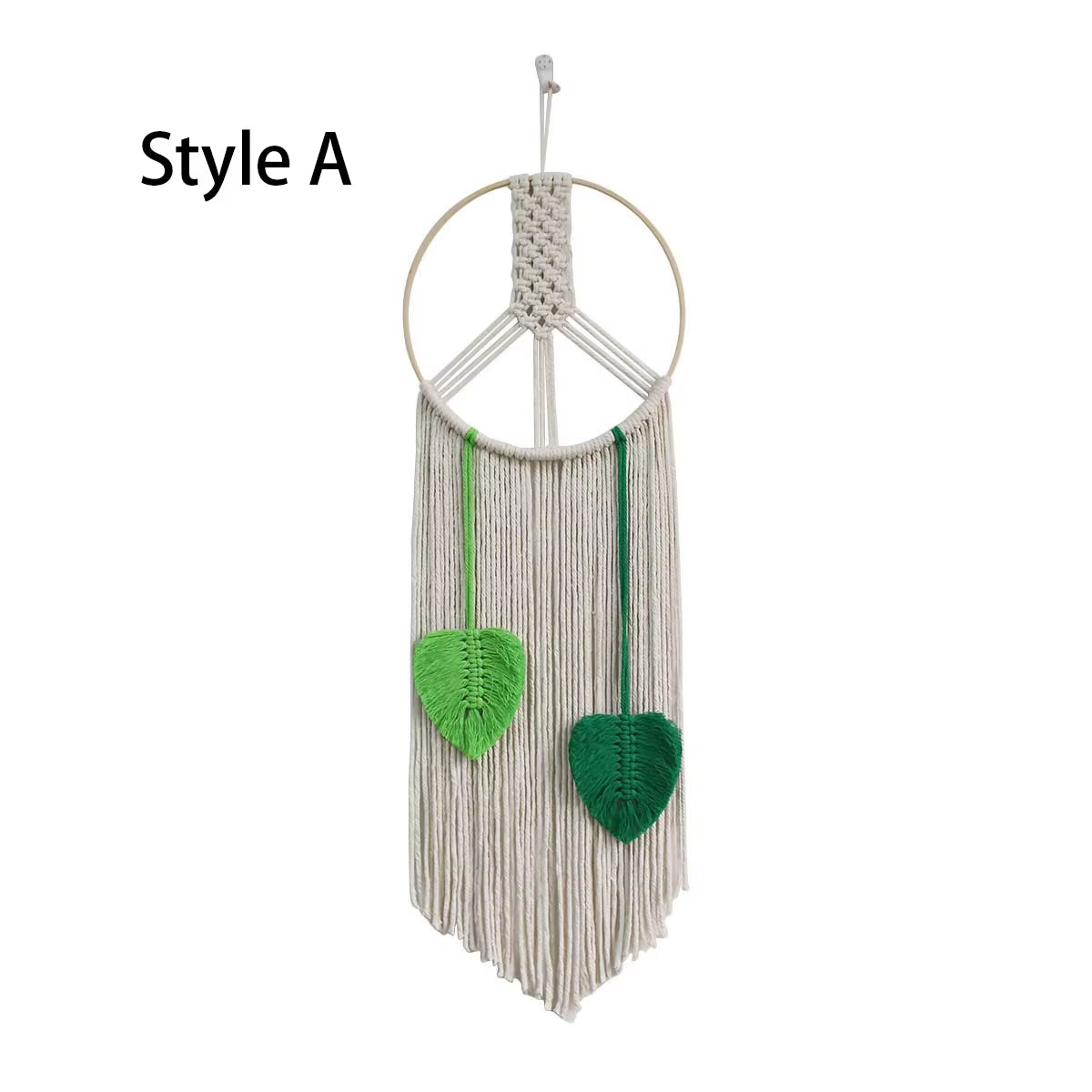 Hand-Woven Bohemian Wall Hanging Creative New round Pattern Decoration for Bedroom or Outdoor Simple Home Wall Decor