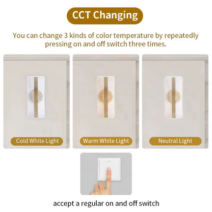 Modern Luxury LED Acrylic Indoor Wall Lamp Bathroom Vanity Lamp Decorative Bracket Lights