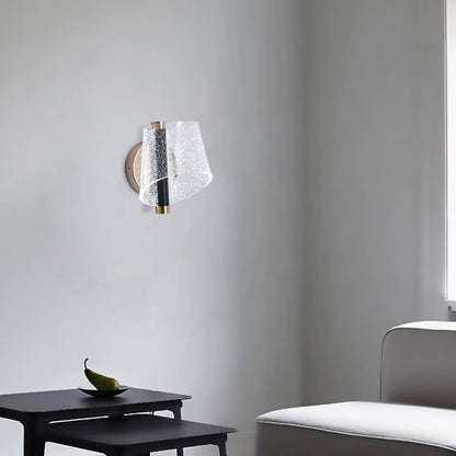 Simple Creative Design Golden Wall Night Light for Bedroom Wall Mounted Reading Lamps